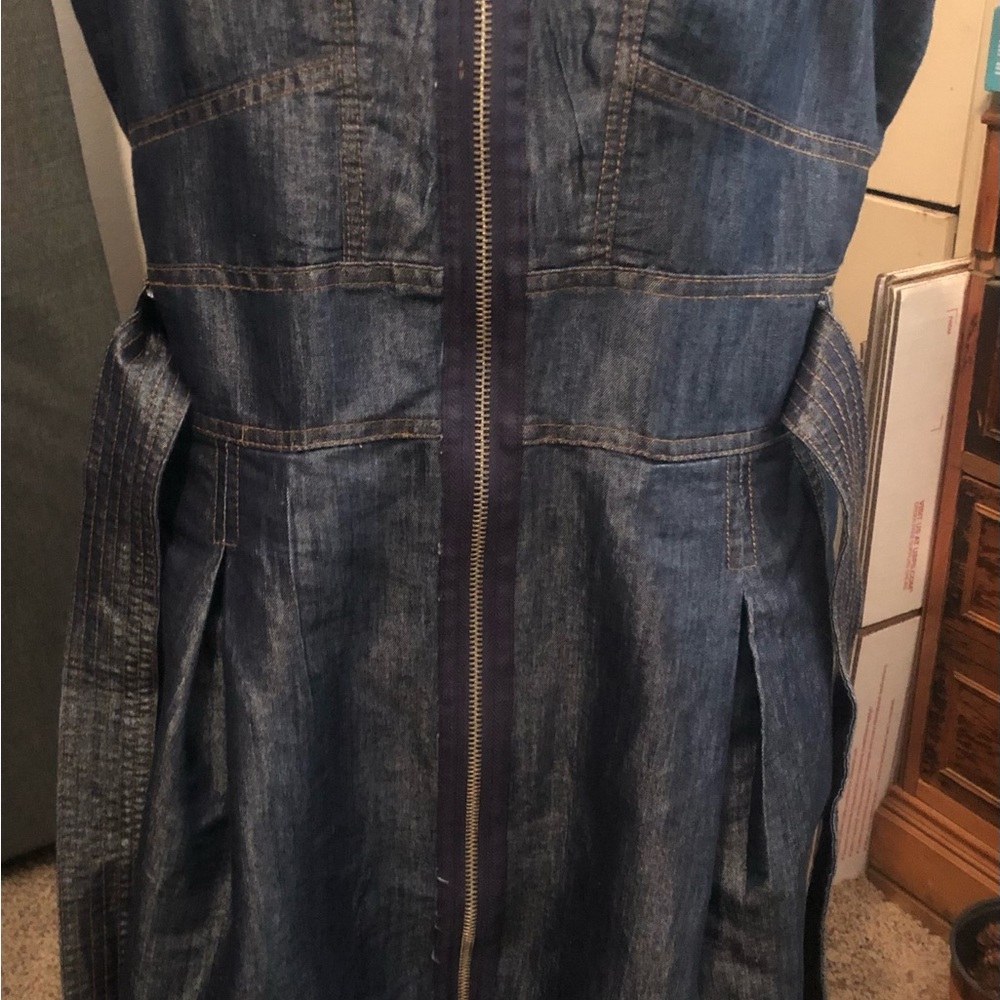 Denim sundress by Roommates. - Picture 8 of 11